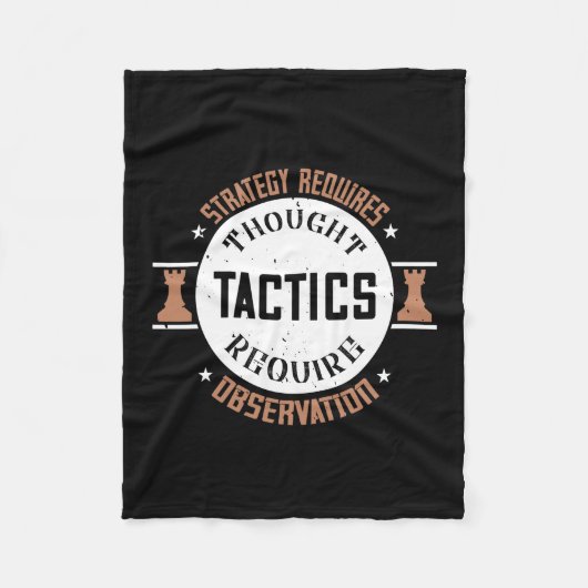 Couverture Polaire Strategy Requires Thought, Tactics Require Observa (Devant)
