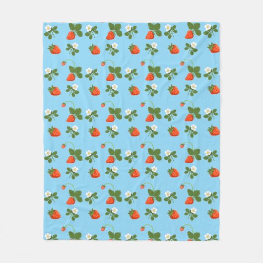 Couverture Polaire Strawberries (Devant)