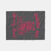 Couverture Polaire Strawberry Motivation Cute Berry Lover  (Devant (Horizontal))