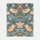 Couverture Polaire Strawberry Thief (par William Morris) (Devant)