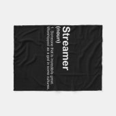 Couverture Polaire Streamer Live Steam Definition  (Devant (Horizontal))