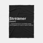 Couverture Polaire Streamer Live Steam Definition (Devant)