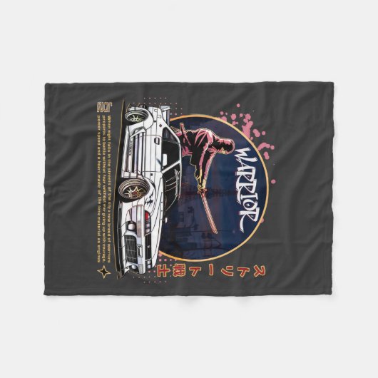 Couverture Polaire Street Warrior Samurai - Pilote Skyline (Devant (Horizontal))