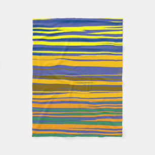 Couverture Polaire Stripes Pattern