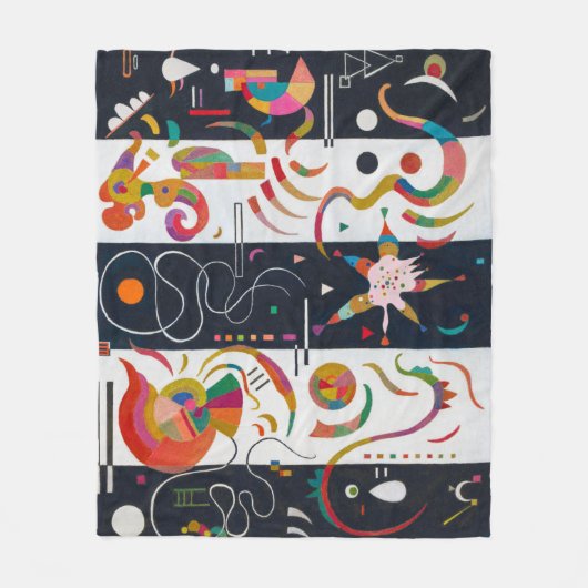 Couverture Polaire Stripes, Wassily Kandinsky (Devant)