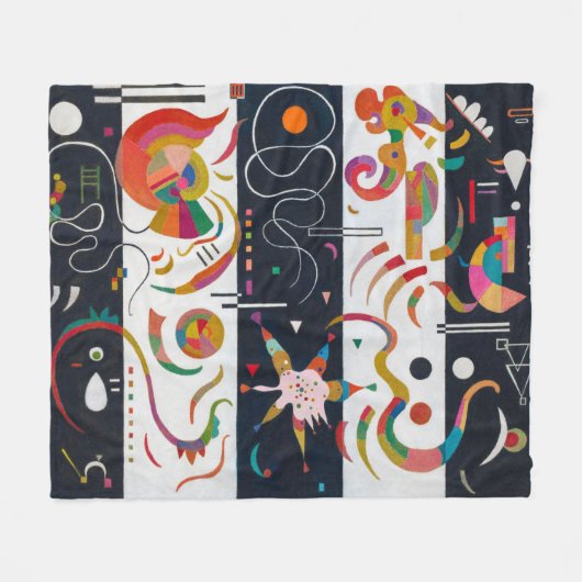 Couverture Polaire Stripes, Wassily Kandinsky (Devant (Horizontal))