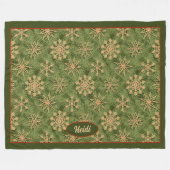 Couverture Polaire Strohsterne on Pine Tree (Devant (Horizontal))