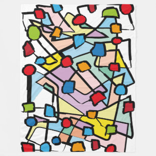 Couverture Polaire Strokes and Colors free by Masanser