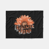 Couverture Polaire Strong Is The Only Choice (Devant (Horizontal))