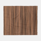 Couverture Polaire Structure du grain de bois de texture (Devant (Horizontal))