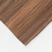 Couverture Polaire Structure du grain de bois de texture (Coin)