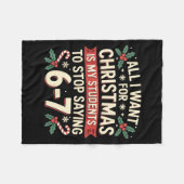 Couverture Polaire Students Saying 6-7 67 Six Seven Funny Teacher Chr (Devant (Horizontal))