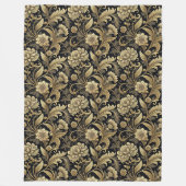 Couverture Polaire Style baroque classique Gold Damask Lot Lit (Devant)