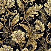 Couverture Polaire Style baroque classique Gold Damask Lot Lit