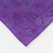 Couverture Polaire Style bohème pourpre (Coin)