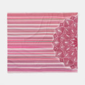 Couverture Polaire Style bohémien avec bandes (Devant (Horizontal))
