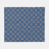 Couverture Polaire Style Boho Chic Floral (Devant (Horizontal))