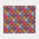 Couverture Polaire style boho coloré (Devant (Horizontal))