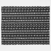 Couverture Polaire Style boue 01 - Noir (Devant (Horizontal))