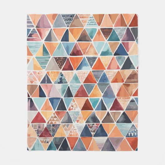 Couverture Polaire Style carrelage (Devant)