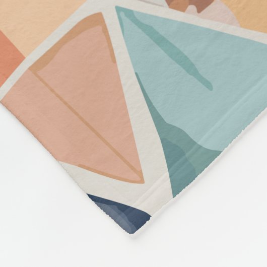 Couverture Polaire Style carrelage (Coin)