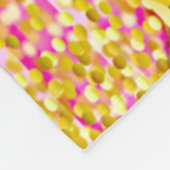 Couverture Polaire Style comique Pop Art Retro Pink Gold Super Mom (Coin)