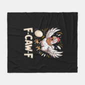 Couverture Polaire Style créatif et décontracté Funny F Caw F Hen (Devant (Horizontal))