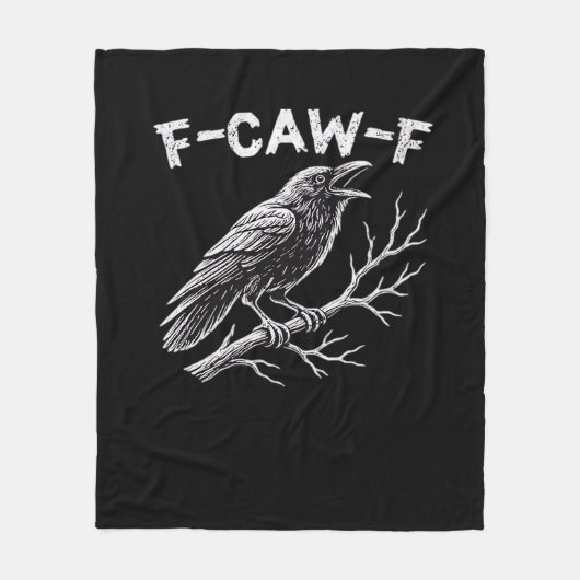 Couverture Polaire Style créatif F-Caw-F (Devant)