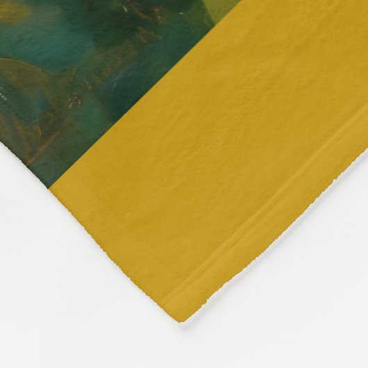 Couverture Polaire Style Cubiste Surreal Art Chat (Coin)