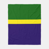 Couverture Polaire Style de bloc couleur bleu vert (Devant)