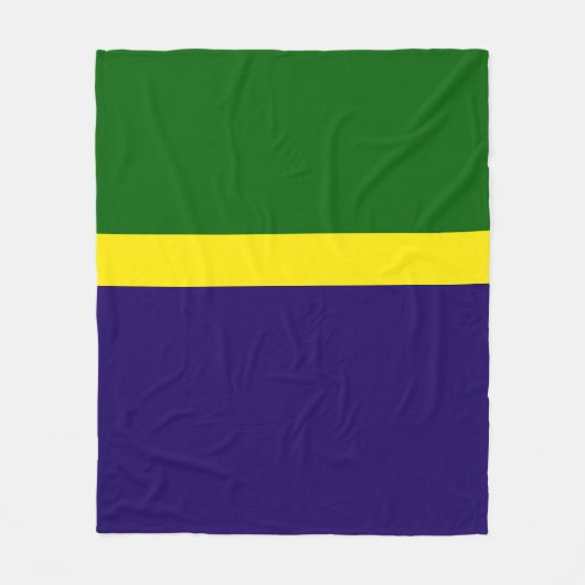 Couverture Polaire Style de bloc couleur bleu vert (Devant)