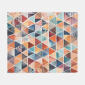 Couverture Polaire Style de carreaux (Devant (Horizontal))