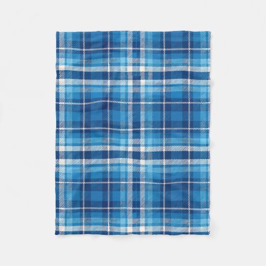 Couverture Polaire Style de ferme Plaid Bleu (Devant)