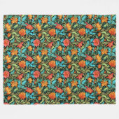 Couverture Polaire Style de signature Morris d'inspiration victorienn (Devant (Horizontal))