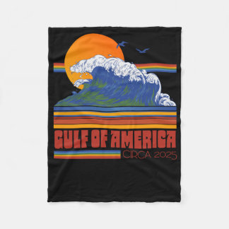Couverture Polaire Style des années 80 Golfe d'Amérique vers 2025