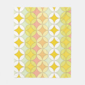 Couverture Polaire Style Disco Rétro Motif sans couture (Devant)