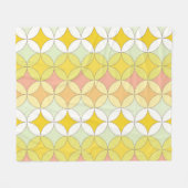 Couverture Polaire Style Disco Rétro Motif sans couture (Devant (Horizontal))