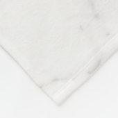 Couverture Polaire Style Faux Marbre Texture Et Personnalisé Nom De F (Coin)