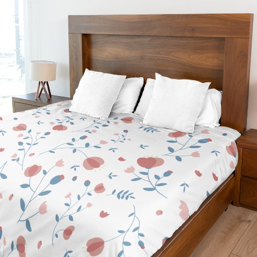 Couverture Polaire Style Floral Rose Feminine Cute Style Dessiné À La