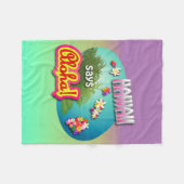 Couverture Polaire Style hawaïen (Devant (Horizontal))