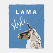 Couverture Polaire Style Lama (Devant)
