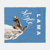 Couverture Polaire Style Lama (Devant (Horizontal))