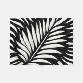 Couverture Polaire Style Leaf Zebra Stripes (Devant (Horizontal))