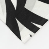 Couverture Polaire Style Leaf Zebra Stripes (Coin)