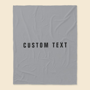 Couverture Polaire Style moderne Nom de recherche Gris et noir