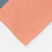 Couverture Polaire Style Moderne Stripes Joli Tons Terre Personnalisé (Coin)