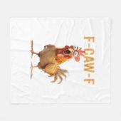 Couverture Polaire Style Rétro Classique F-Caw-F (Devant (Horizontal))