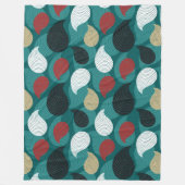 Couverture Polaire Style rétro dans une spirale de couleurs attrayant (Devant)