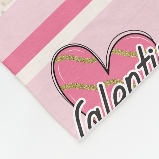 Couverture Polaire Style XOXO Valentine's Day (Coin)