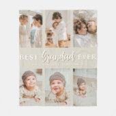 Couverture Polaire Stylish Best Grandad Ever 6 Photo  (Devant)